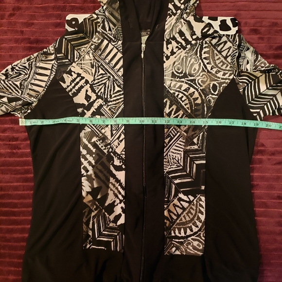 Clientele stretch black and white hoodie - Picture 8 of 8